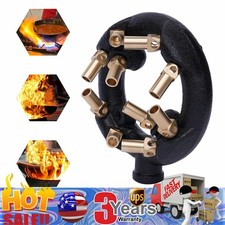 10-Head Jet Burner for Wok Cooking, 80,000 BTU Natural Gas Burner
