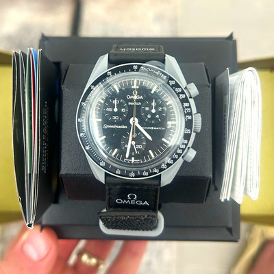 OMEGA X Swatch MoonSwatch Mission to the Moon Chronograph Quartz Box Booklet