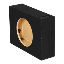QPower Single 10" Vented Shallow Mount Empty Woofer Enclosure