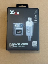 XVIVE U4 2.4GHz Wireless In-Ear Monitoring System Black