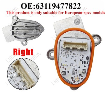 Right Headlight Turn Signal DRL Source Module 63119477822 For BMW X1 F48 LCI