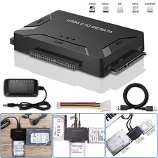 USB 3.0 to IDE/SATA Converter for 2.5 /3.5 External Hard Drive HDD SSD Adapter