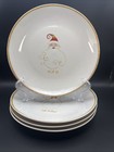 Dessert Lunch Plate Christmas Debbie Tayler-Kerman Let It Snow Set 4 NEW Holiday