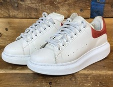 Women's Alexander McQueen Oversized White Lush Red Sneakers EU 37 US 7 UK 4