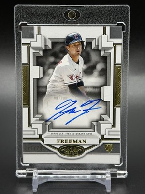 2023 Topps Tier One - Breakout Autographs Tyler Freeman #BOA-TF2 /299 (RC)