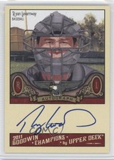 2011 Upper Deck Goodwin Champions Auto Ryan Lavarnway #A-RL Auto 0f8
