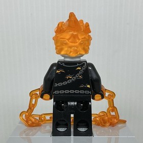 LEGO Marvel Spider-Man sh0267 Ghost Rider Johnny Blaze Minifigure & Chain 76058