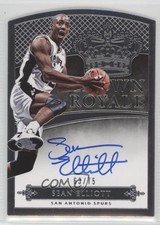 2014-15 Panini Preferred Crown Royale Auto 63/75 Sean Elliott #129 Auto 0b2
