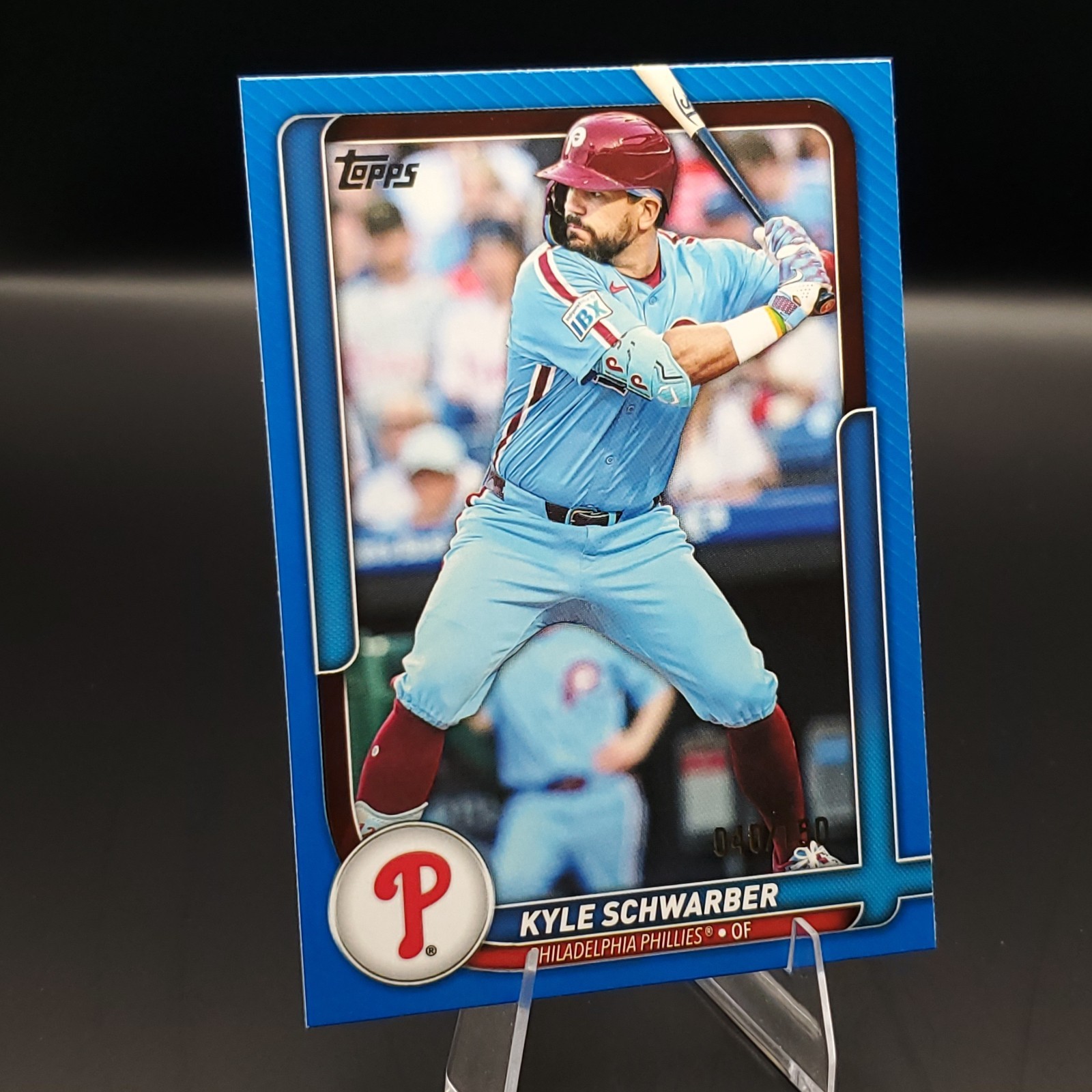 2026 Topps Flagship Series 2 Blue /150 Kyle Schwarber #81 Phillies