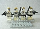 LEGO Star Wars Clone Trooper Gunner Lot of 4 "Armed and Dangerous"