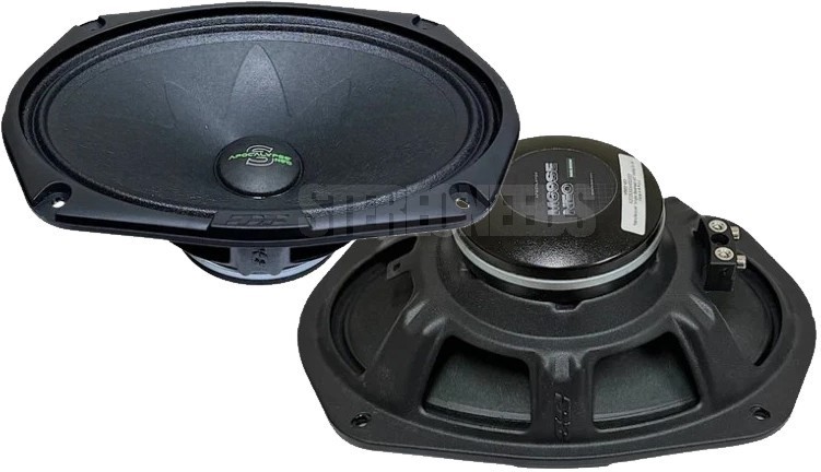 2 Deaf Bonce Apocalypse M69SE NEO 6x9" 200W RMS Neodymium Midrange Speakers Pair