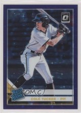 2019 Panini Donruss Optic Rated Rookies Purple Stars Prizm /125 Cole Tucker 0e1