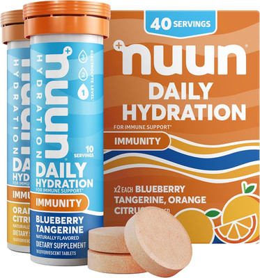 Immunity Electrolyte Tablets with Vitamin D, C, E, & A, Ginger, Elderberry, Magn