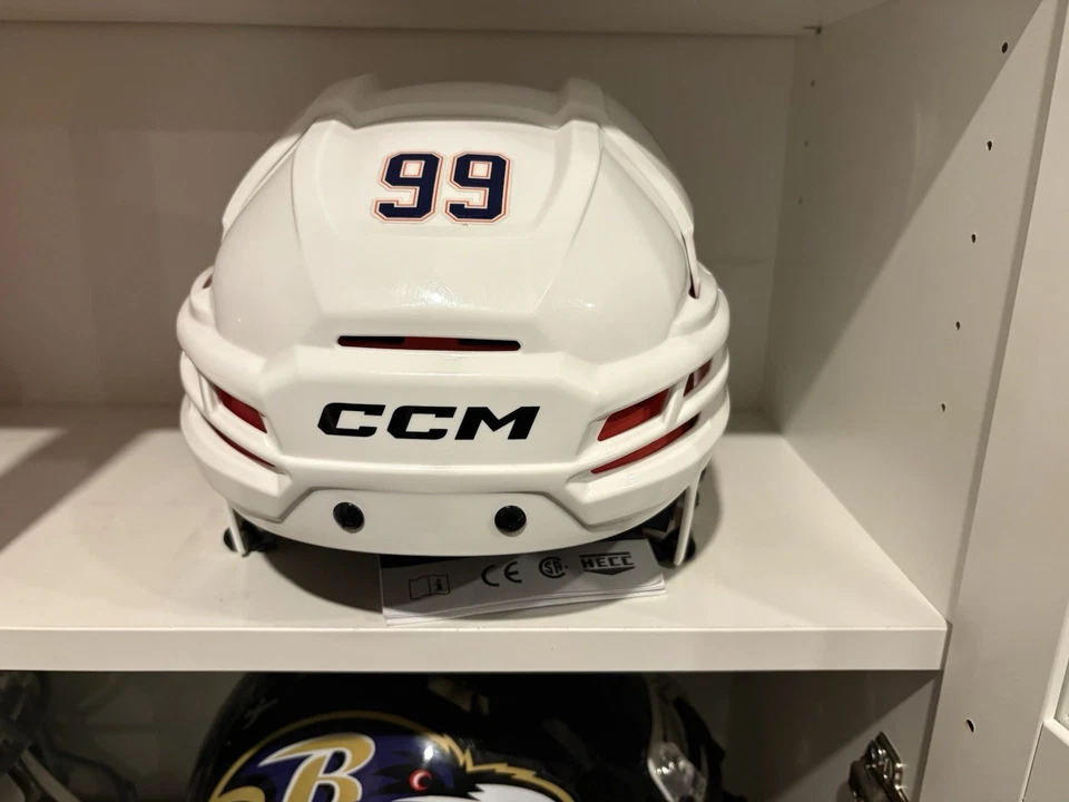 WAYNE GRETZKY #99 Signed Full Size Authentic NHL Edmonton Oilers Helmet PSA AUTO - Image 3 of 4