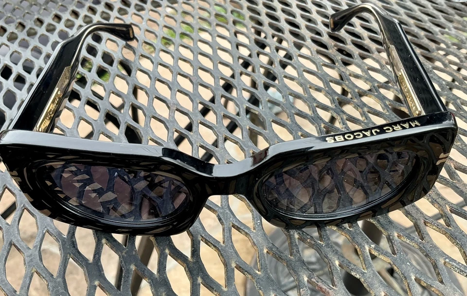 Marc Jacobs Sunglasses New No Case Black Frame Designer Women's Authentic - Image 2 of 4