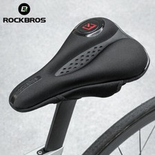 ROCKBROS Comfortable Bike Seat Cover Hollow Silicone Sponge Bicycle Saddle Cover