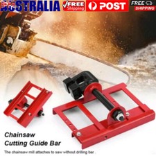 Lumber Cutting Guide Saw Steel Timber Chainsaw Attachment Cut Guided Mill Wood 