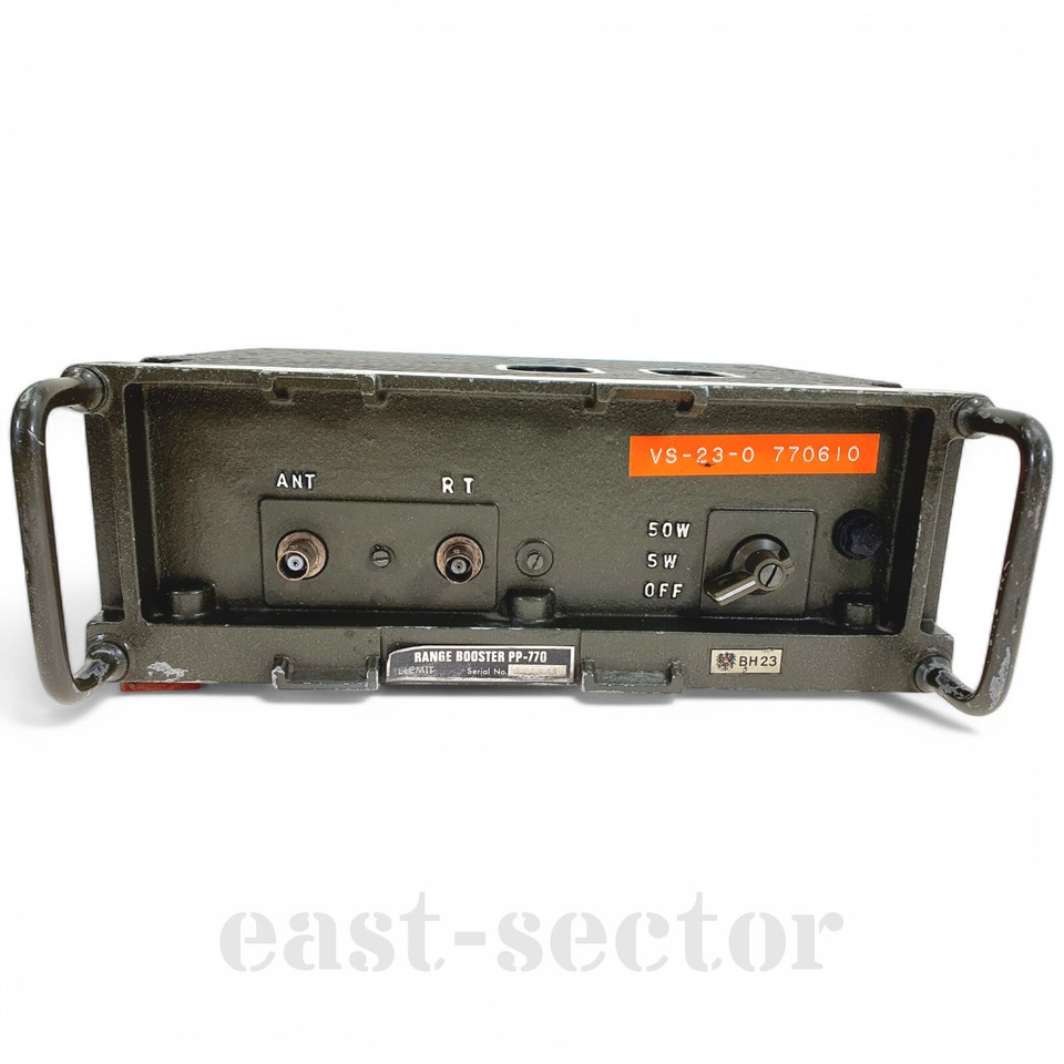 Ex-Army PRC-77 Range Booster PP-770 Power Amplifier Military Radio ...