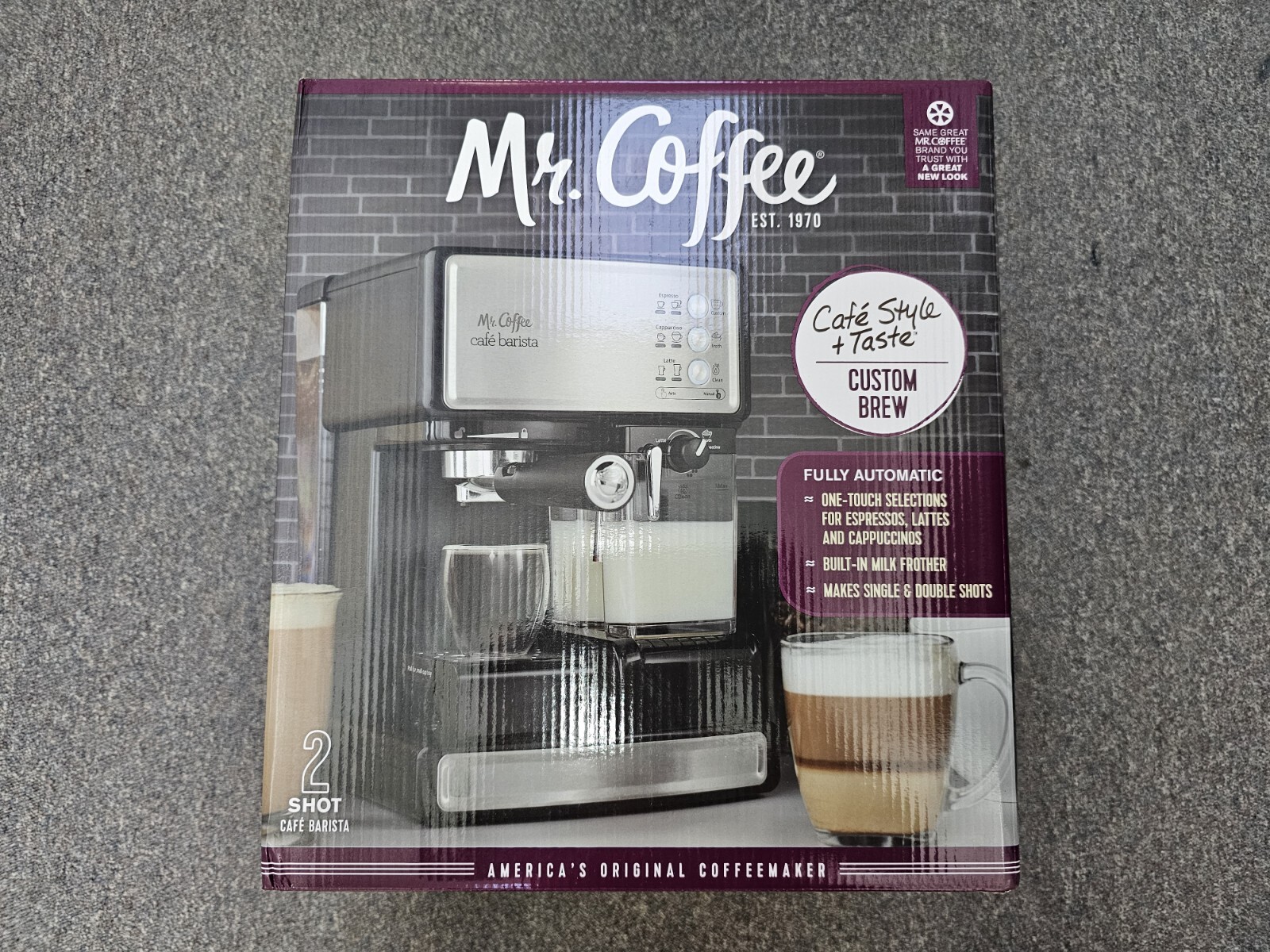 Buy Mr. Coffee BVMCECMP1000RB Café Barista Espresso and Cappuccino