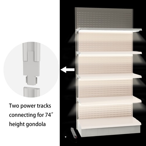 TITATEC gondola shelving LED lights kit 4pcs 36"size bars,LED driver,accessories - Picture 7 of 10