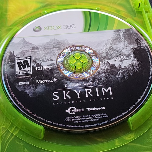 Elder Scrolls V: Skyrim Legendary Edition Xbox 360 CIB, Includes Map, Tested - Picture 17 of 24