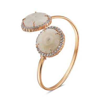 Jewelry Fiesta Women Designer Bracelet White Agate Twistable Bracelets Jewelry