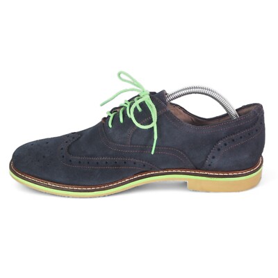 Banana Republic Men\'s Navy Blue Suede Wingtip Oxford Dress Shoes Size 10M Banana Republic men main image 3