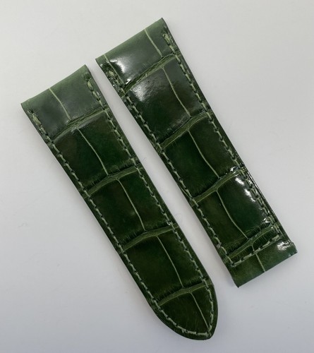 Authentic New Cartier 20mm x 18mm Green Alligator Watch Strap Band NWT NOS OEM
