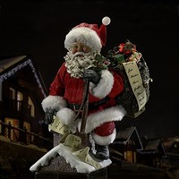 Kurt Adler Fabriche Santa Coming Out Of Chimney Figurine, 10-inch, New, Free Shi Kurt Adler Fabriche Santa Coming Out Of Chimney Figurine, 10-inch, New, Free Shi