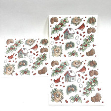 Frances Meyer Cardinal Red Birds Christmas Stickers Scrapbooking Journal Planner