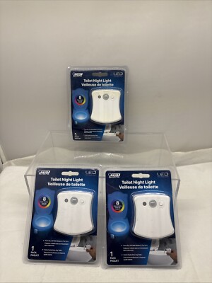 3 X Feit Electric Assembled 2  inch Height/Width Motion Sensor Color Chg LED (B4