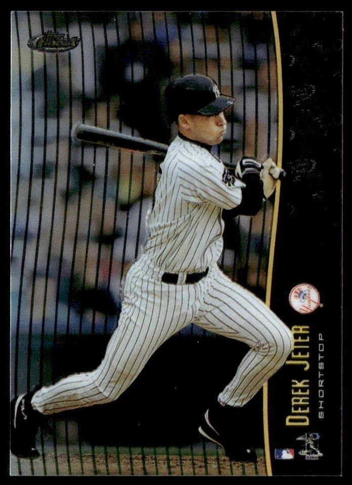 1998 Finest #M19 Derek Jeter BASEBALL Yankees - Image 2 of 2