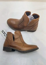 Roan Bed Stu Ankle Boots, Gossip Tan Nappa, Womens 6 NEW