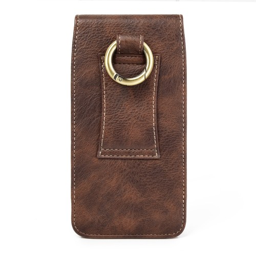 FOR IPHONE 11 PRO X XS S8 S9 S10 VERTICAL LEATHER POUCH COVER HOLSTER CASE - Picture 12 of 20