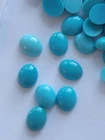 10 Vintage Sleeping Beauty Turquoise 12x10 Oval Cabochon Nice Blue Vintage Stock