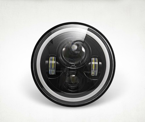 2X 7" 200W LED Headlights Angel Eyes DRL Hi/Lo for Chevrolet Camaro 1967-1981 - Foto 10 di 12