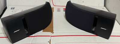 VINTAGE BOSE MODEL 161 BOOKSHELF SURROUND SPEAKERS PAIR  TESTED &  SOUND GREAT!!