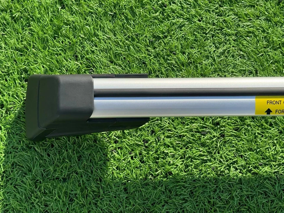 Barra transversal de techo 2 piezas barra plateada negra apta para Toyota C-HR CHR 2018-2022 Foto 3 de 4