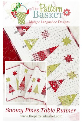 Snowy Pines Table Runner Pattern # TPB2209 The Pattern Basket