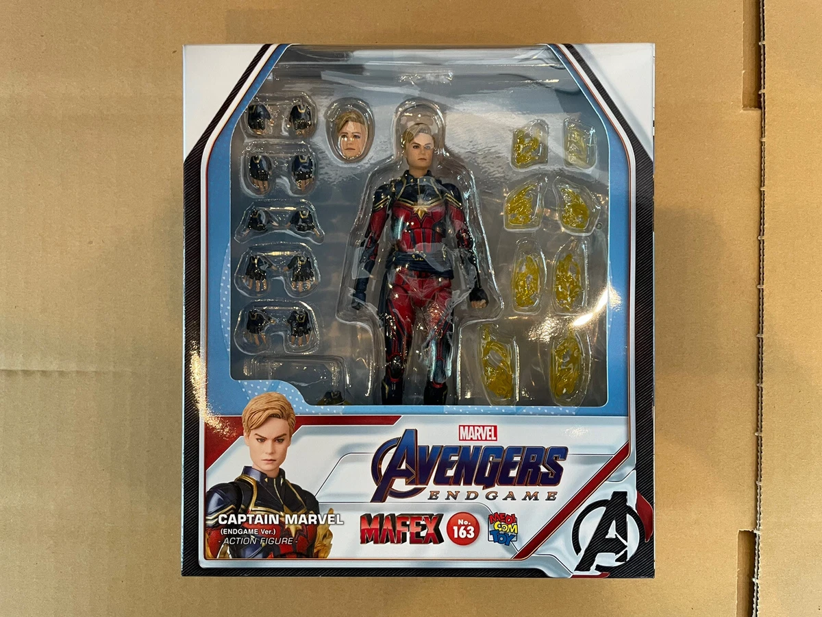 MEDICOM TOY MAFEX CAPTAIN MARVEL Endgame Ver. No.163 Figure