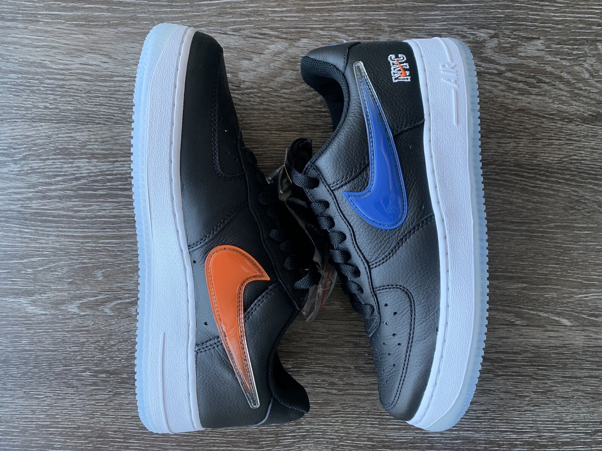 Air Force 1 Low Kith NYC Knicks Away Black Men's Size 7.5 In Air Force 1 Low Kith NYC Knicks Away Black Men's Size 7.5 In