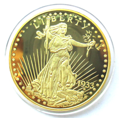 Medaille 2003 USA Liberty Gold Eagle von 1933 Auflage 9.999 - Bild 2 von 2