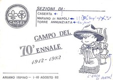 C5523) SCOUTISMO CNGEI CASERTA, MARANO, TORRE ANNUNZIATA CAMPO AD ARIANO IRPINO