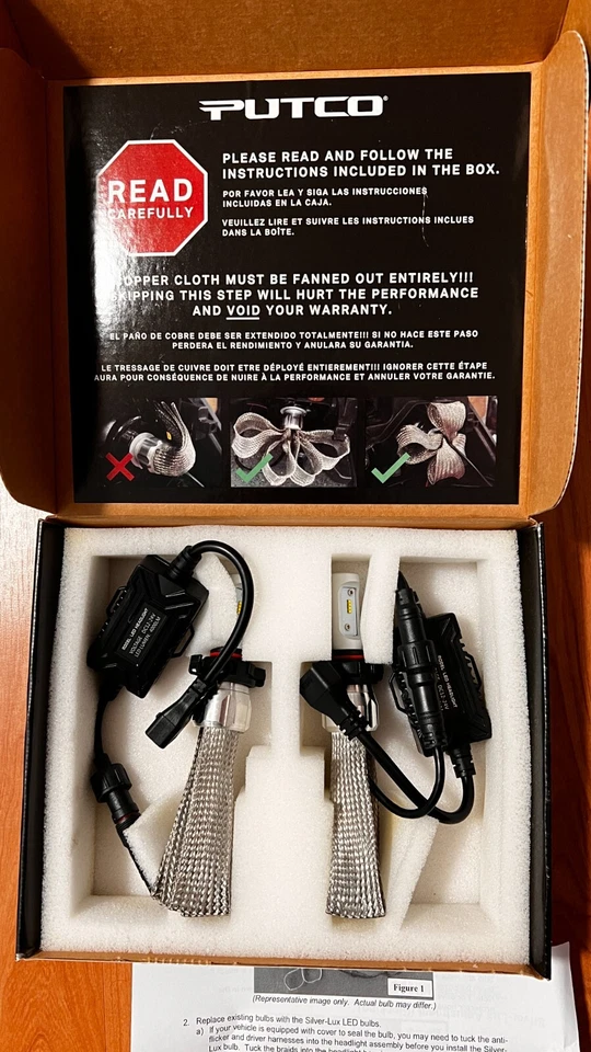 Putco 300016 Silver Lux H16 4000 Lumen LED Lights Harness Assembly High Beam - Image 2 of 4