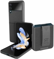 Rome Tech Shell Holster Combo Case, Cover Kickstand for Samsung Galaxy Z Flip 4