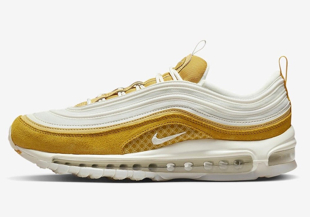 Nike Air Max 97 Premium Koi Gold 2022 DQ9011-100 Mens Sizes 8-12