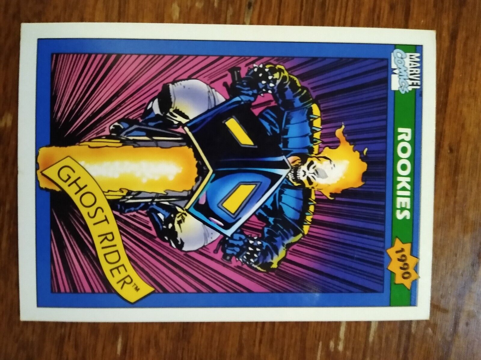 Marvel Comics Rookies Card #82 Ghost Rider, 1990, Impel, MCU