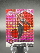 2020 DAMIAN LILLARD LOT OF 4 PINK CAMO MOSAIC PRIZM, EXPRESS LANE & MORE BLAZERS