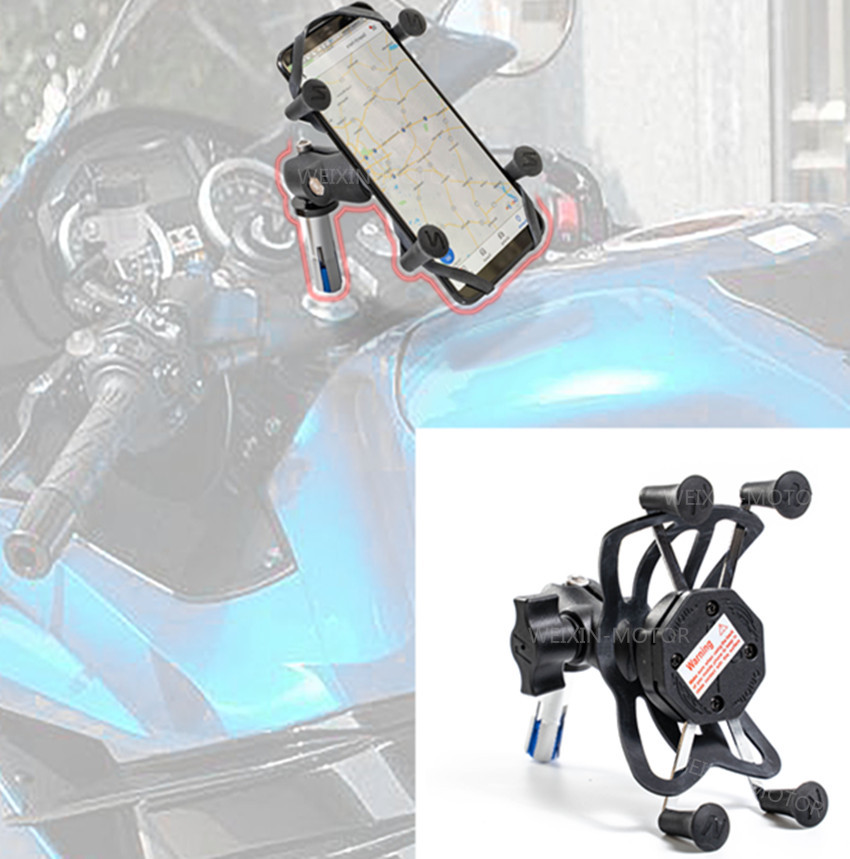 GPS Navigation Frame Phone Holder Mount Bracket For Kawasaki NINJA
