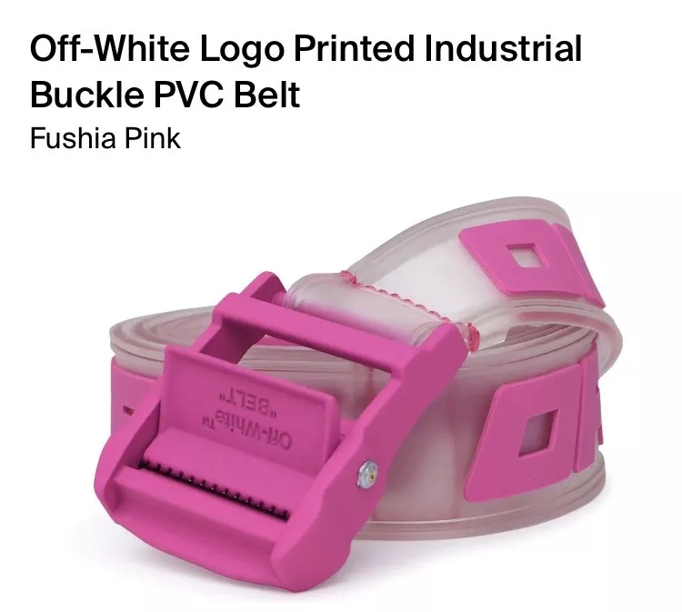 Off white cheap rubber belt